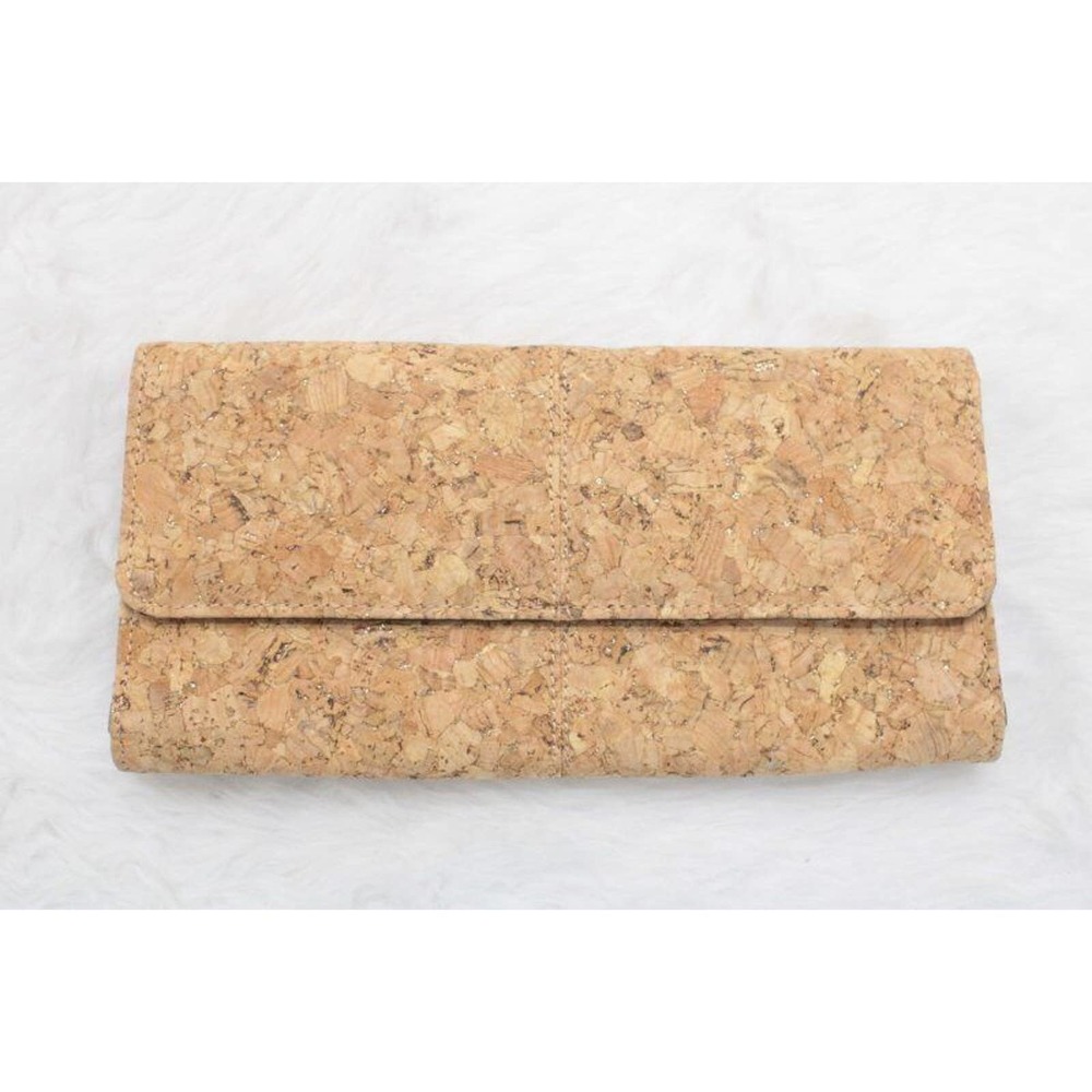Jewell by Thirty One Clutch Wallet Cork & Glitter Trifold Purse Wallet